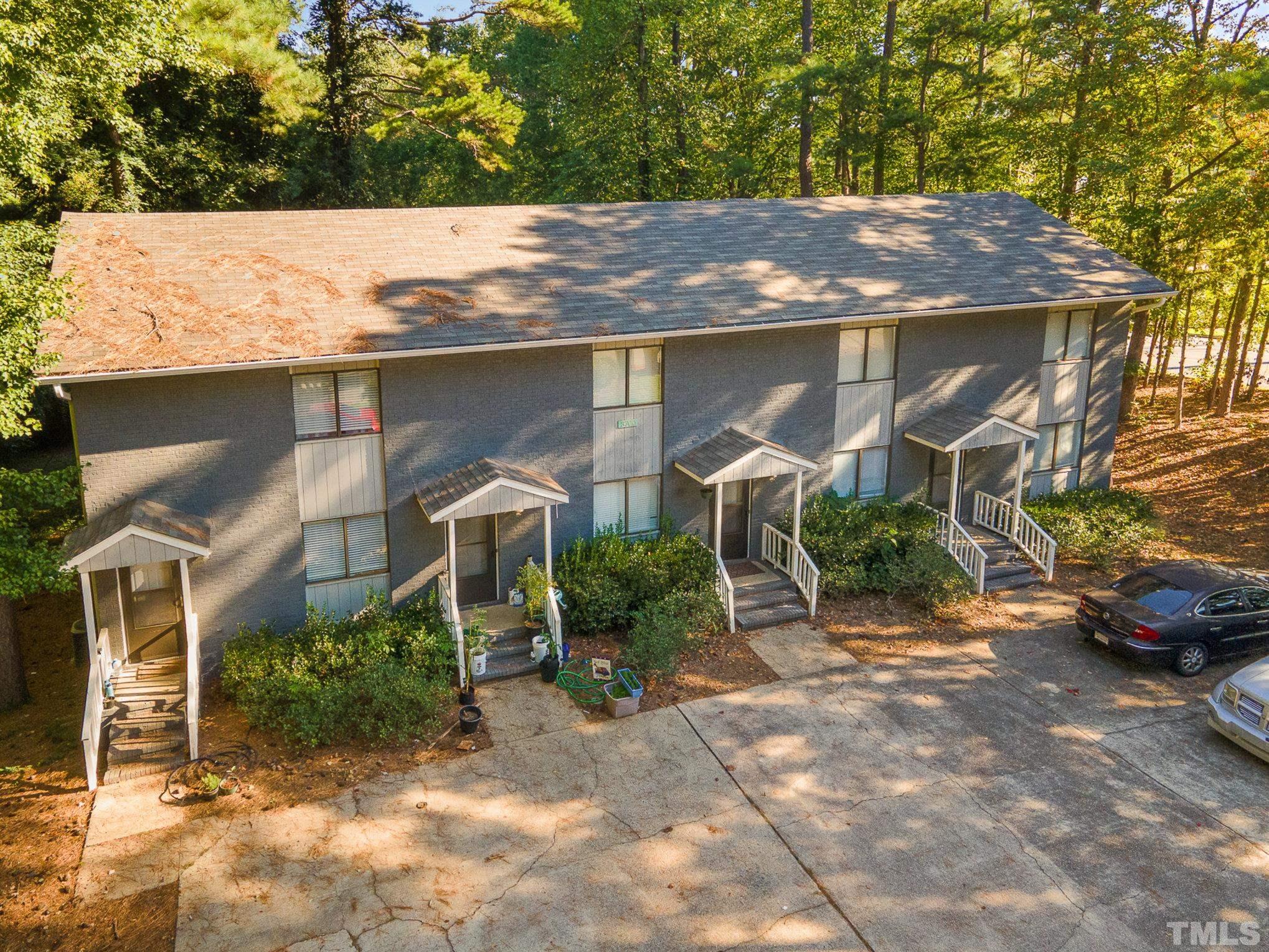 3700 Greenleaf Street Raleigh, NC 27606 - Photo 10 of 13 an aerial view of a house with a yard