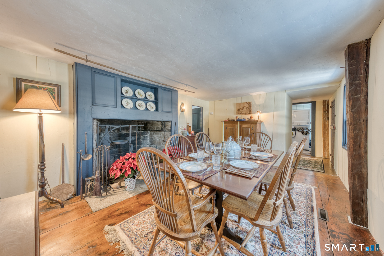 59 Hidden Lake Road Haddam, CT 06441 - Photo 15 of 40 How gorgeous is the original kitchen fireplace with bake oven ... what a beautiful room to entertain your guests !