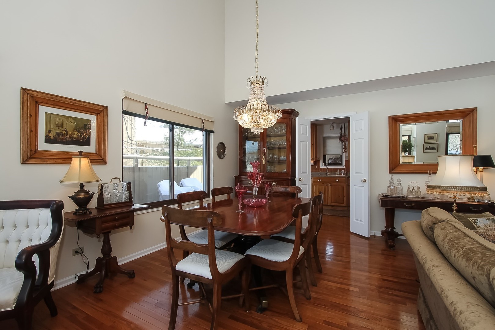 842 Oak Hill Road Lake Barrington, IL 60010 - Photo 7 of 36 a view of a dining room with furniture window and wooden floor