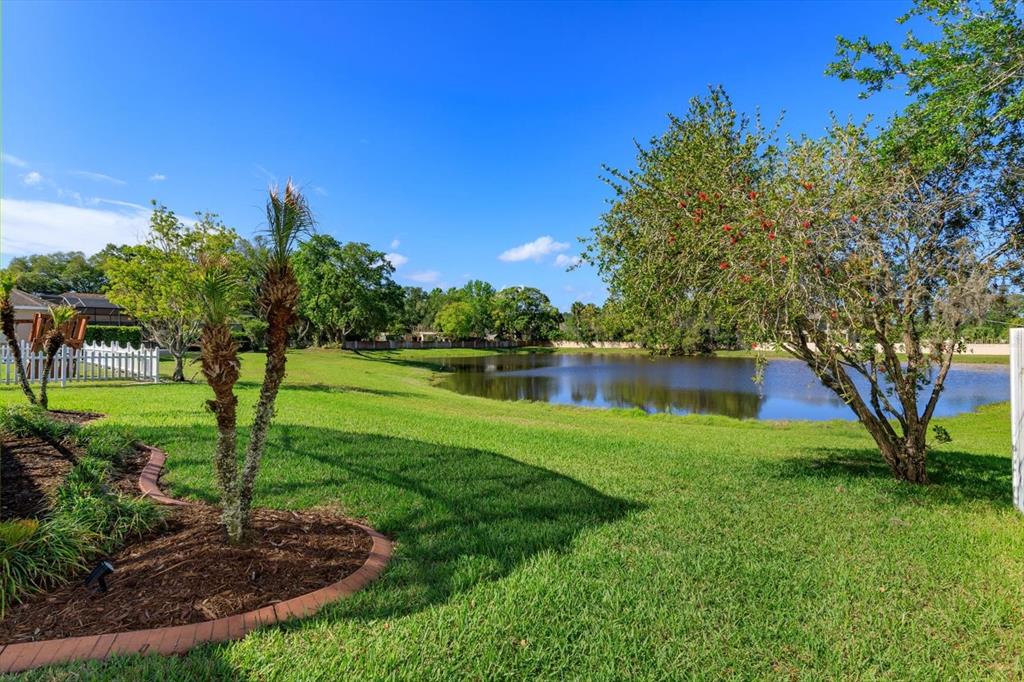 1572 St Regis Point Sanford, FL 32771 - Photo 25 of 30 a view of a garden with a fountain