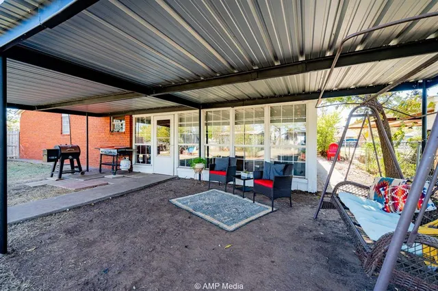 a view of outdoor space with porch