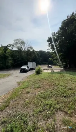 a view of outdoor space with garden