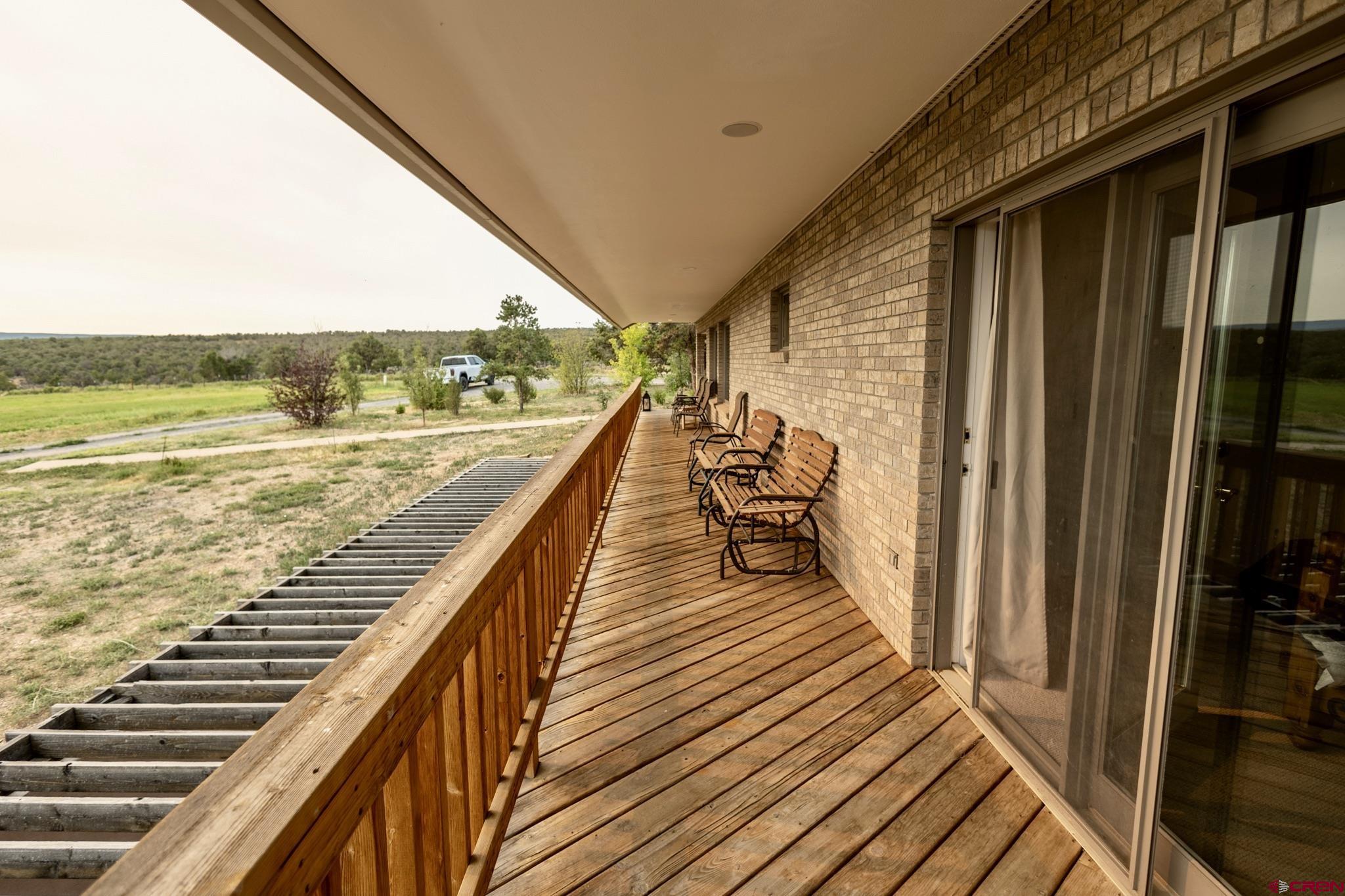1253 3350th Road Crawford, CO 81415 - Photo 31 of 41 a view of balcony with ocean view