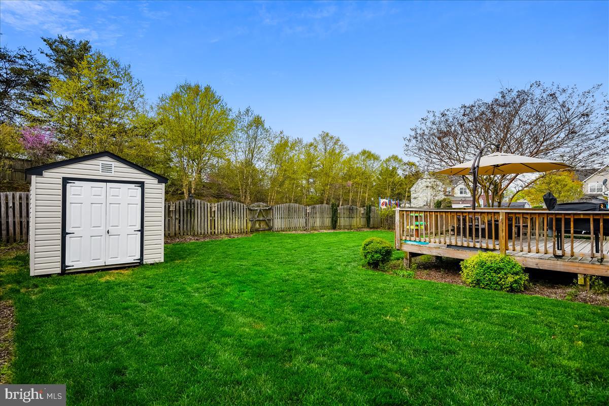 1407 Bush Road Severn, MD 21144 - Photo 51 of 56 Rear Yard Deck and Shed