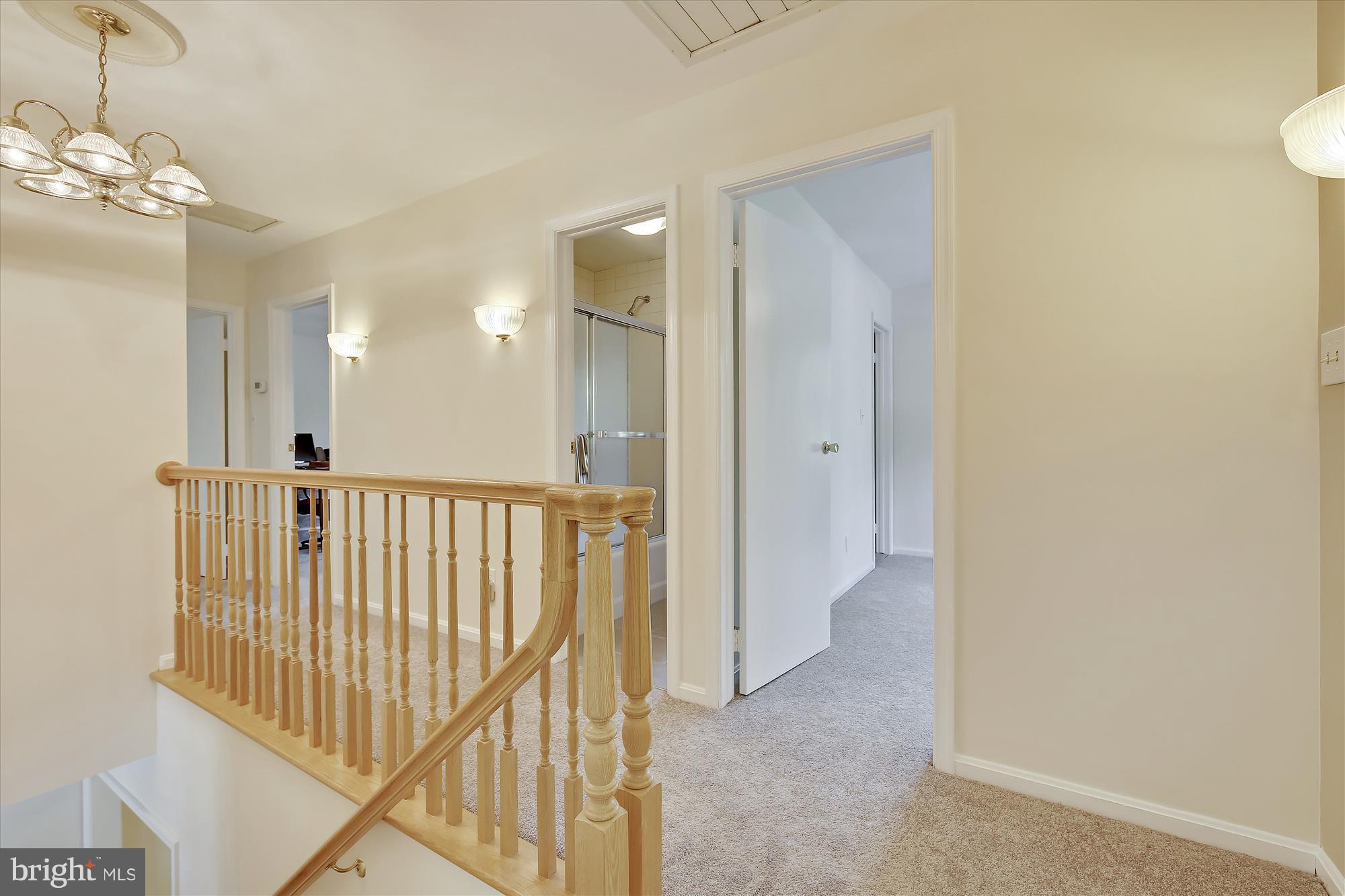 12913 Two Farm Drive Silver Spring, MD 20904 - Photo 11 of 28 Upper Hallway with New Carpet
