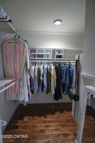 a view of walk in closet