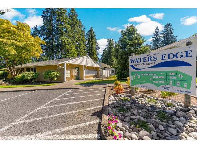 a view of outdoor space with sign board
