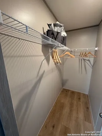 a view of walk in closet