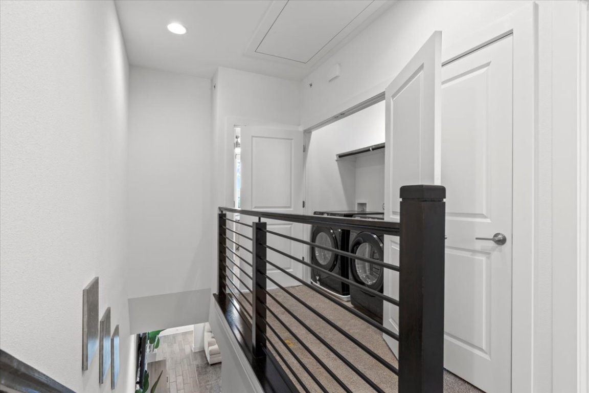 2516 Simond Avenue, Unit D Austin, TX 78723 - Photo 22 of 31 Hallway with recessed lighting