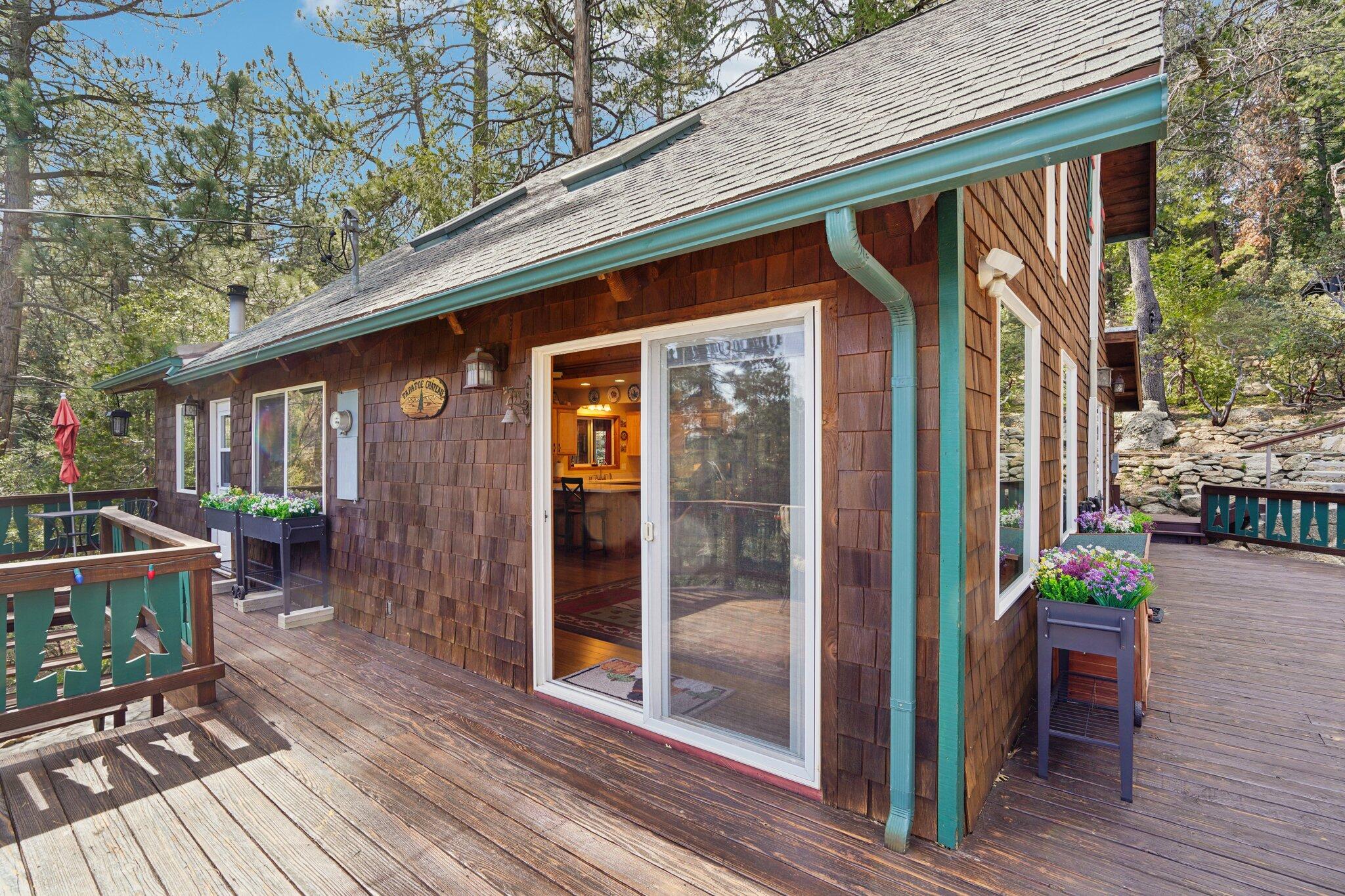25361 Skyline Way Idyllwild, CA 92549 - Photo 32 of 42 a front view of a house with a porch