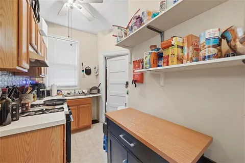 a room with storage and utility