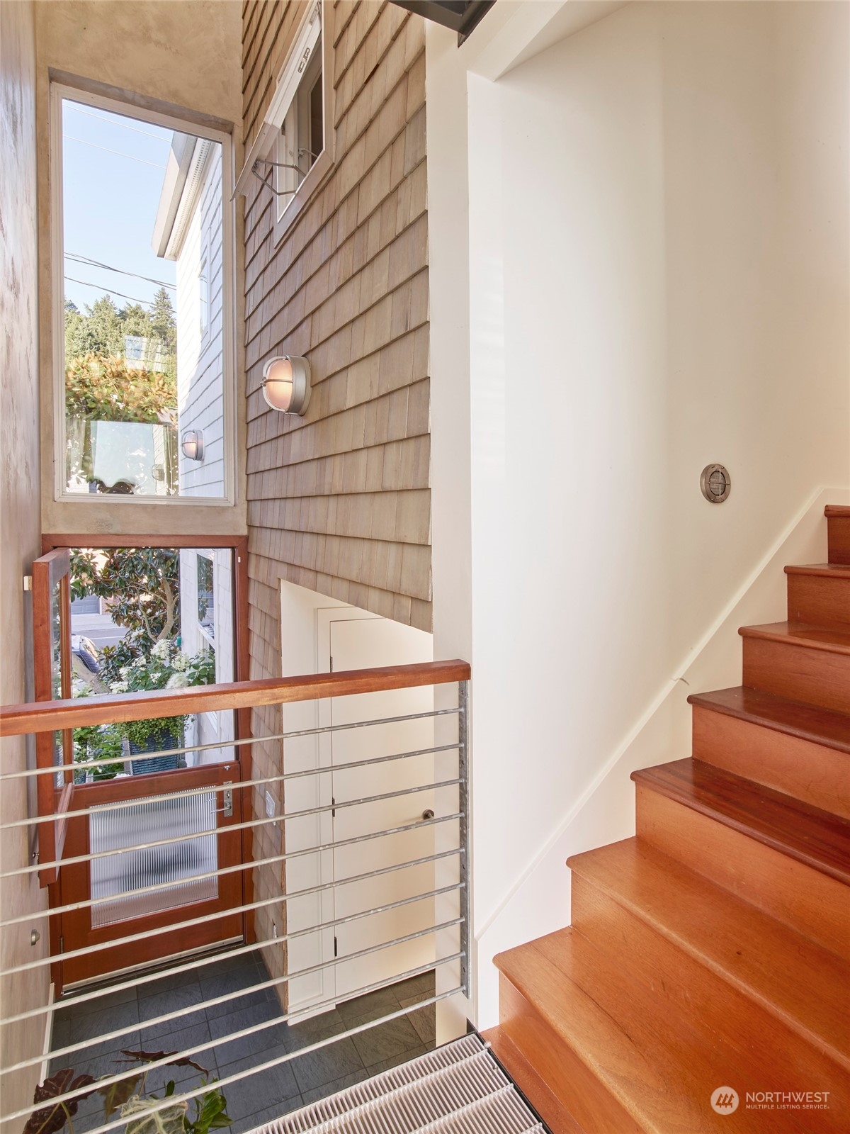 4141 Beach Drive Southwest Seattle, WA 98116 - Photo 14 of 31 a view of entryway and hall with wooden floor