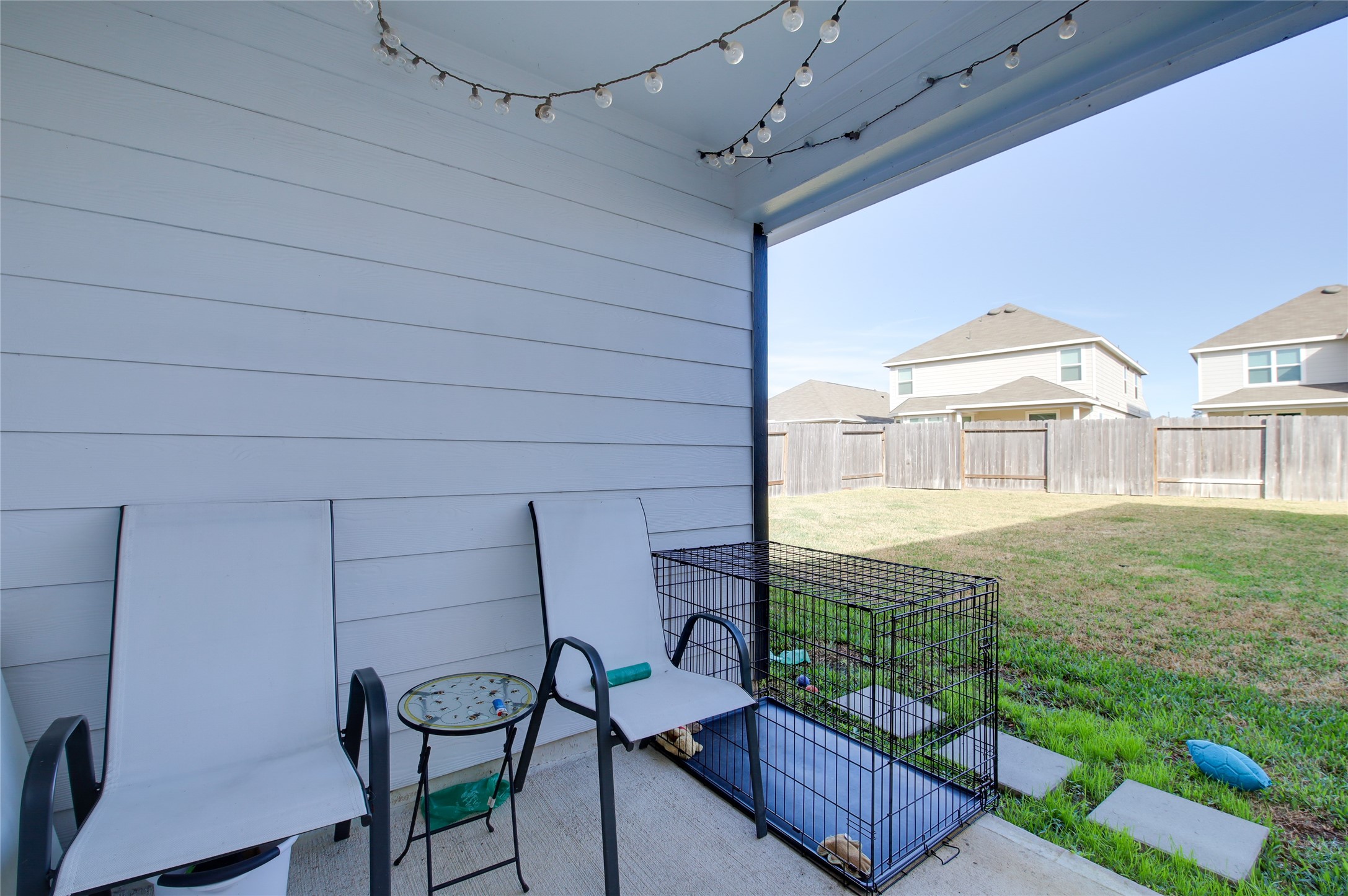 14026 Chinook Drive Conroe, TX 77384 - Photo 30 of 34 a view of a porch with furniture and garden