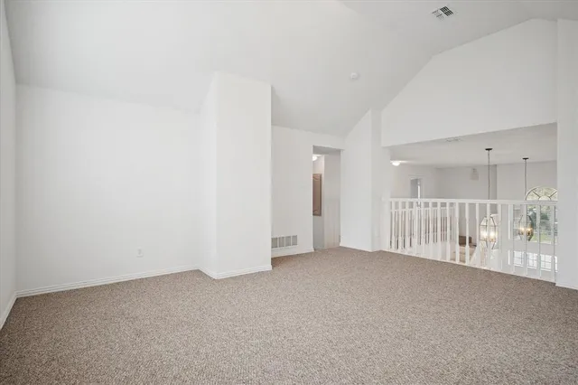 a view of an empty room