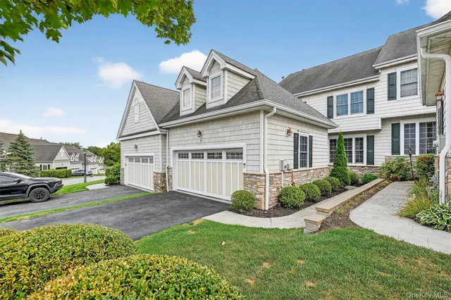 a view of a house with a patio