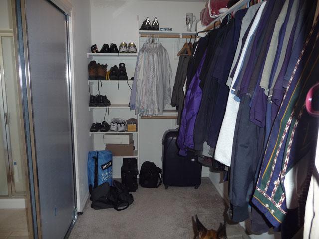 2416 West Carter Road Phoenix, AZ 85041 - Photo 21 of 32 a view of walk in closet with clothes and shoes