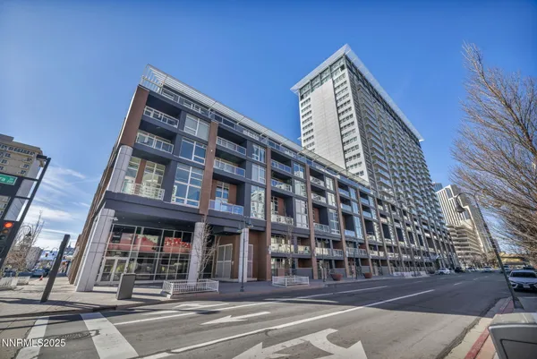 a front view of a building