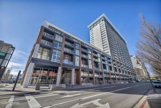 a front view of a building