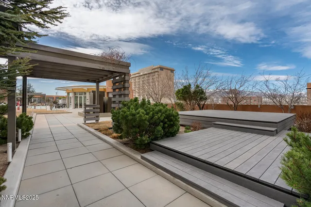 a open kitchen with a table and chairs