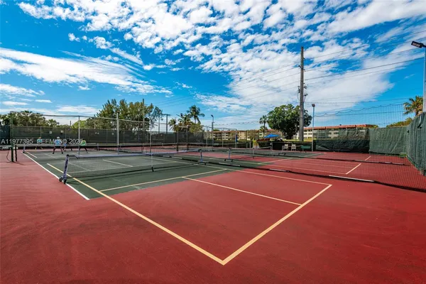 a view of a tennis court