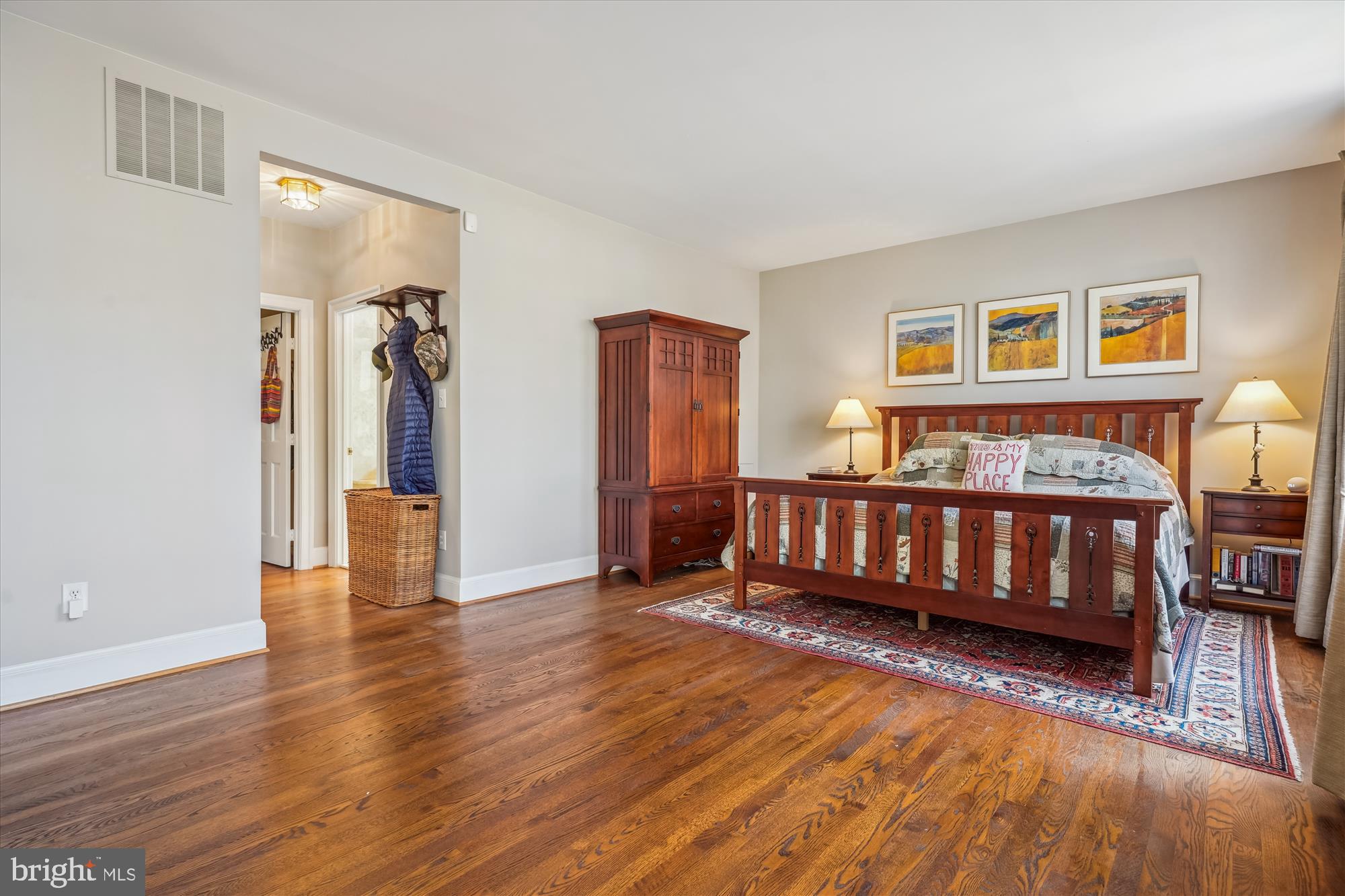 6100 Solitaire Way McLean, VA 22101 - Photo 21 of 60 a bedroom with furniture and wooden floor