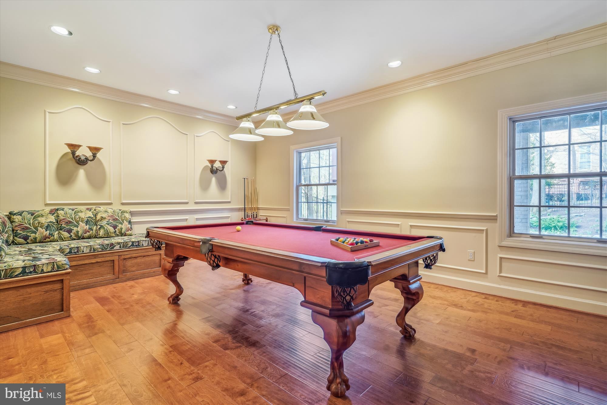 6100 Solitaire Way McLean, VA 22101 - Photo 42 of 60 a room with pool table and windows