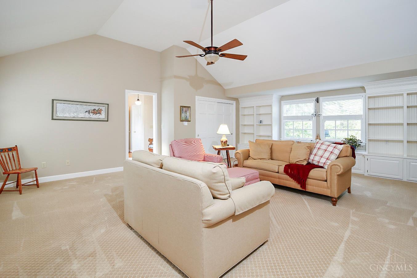 5104 Bonham Road Oxford, OH 45056 - Photo 21 of 39 Spacious Family Room with built-in bookshelves.