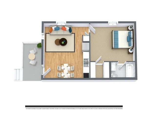 a view of a living room with a wooden floor