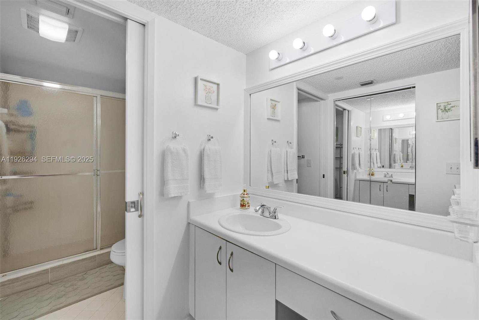900 Southwest 142nd Avenue, Unit 306L Pembroke Pines, FL 33027 - Photo 9 of 34 a bathroom with a sink and a mirror
