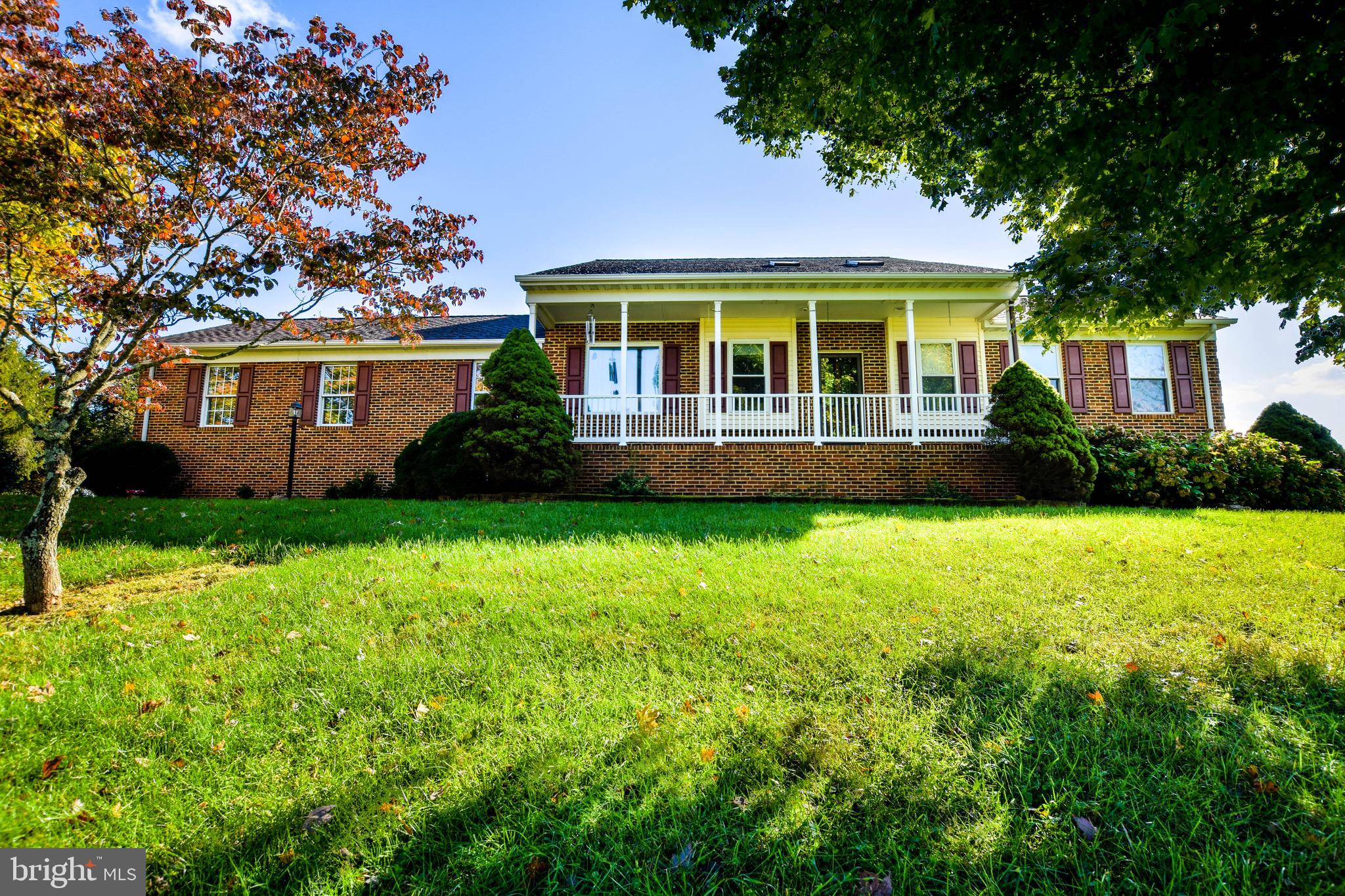 House sits on a knoll