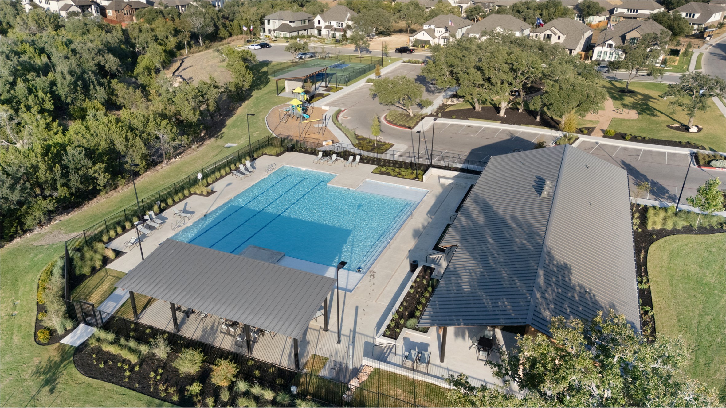 1129 Pansy Trail Georgetown, TX 78628 - Photo 24 of 29 Aerial overview of property's location with nearby suburban area
