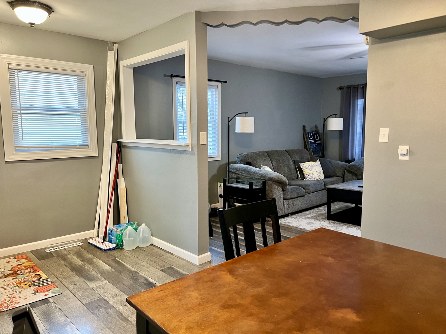 113 Walnut Street Gibson City, IL 60936 - Photo 11 of 33 a bedroom with a bed and wooden floor