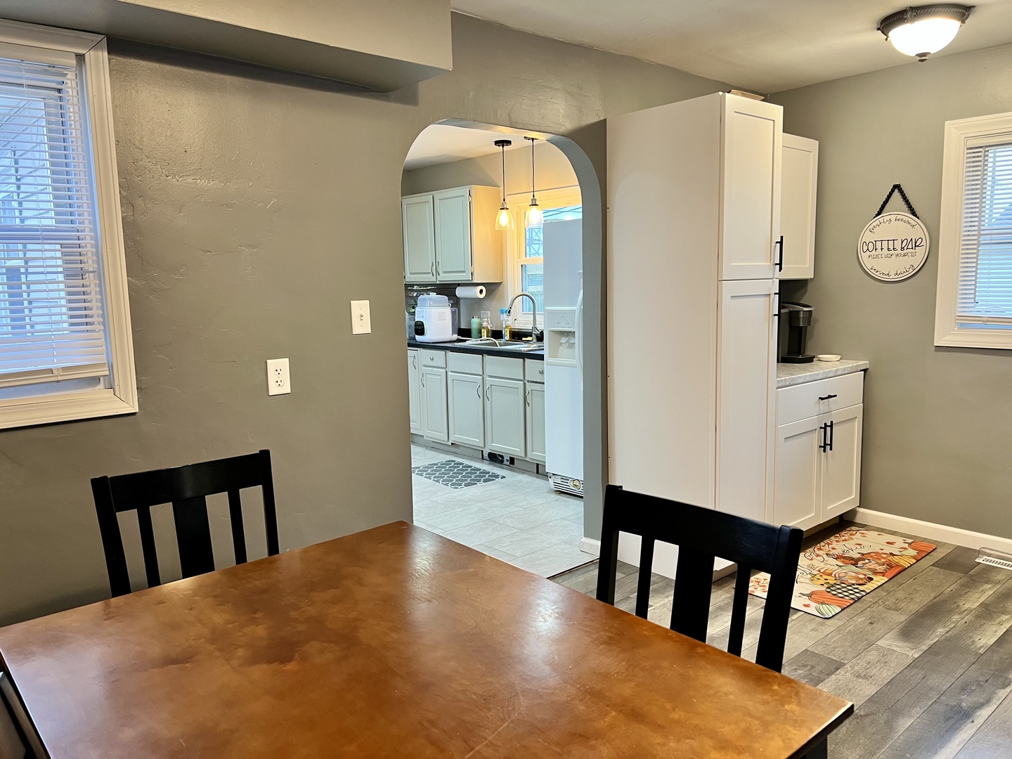 113 Walnut Street Gibson City, IL 60936 - Photo 12 of 33 a view of a kitchen from the hallway