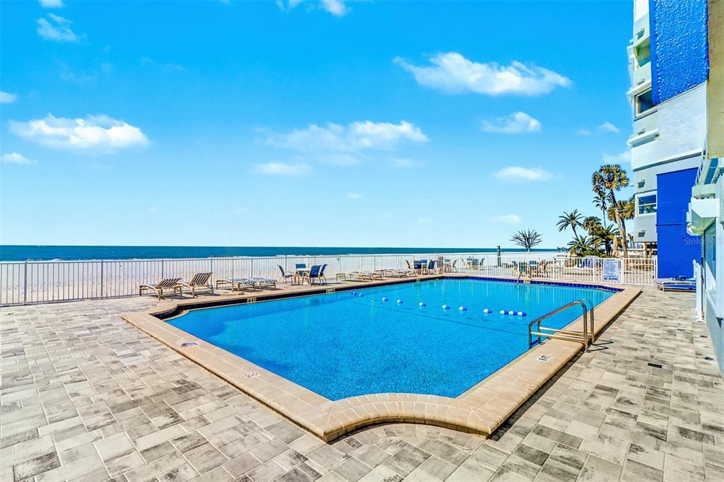 17400 Gulf Boulevard, Unit H2 Redington Shores, FL 33708 - Photo 4 of 36 a view of swimming pool with seating area