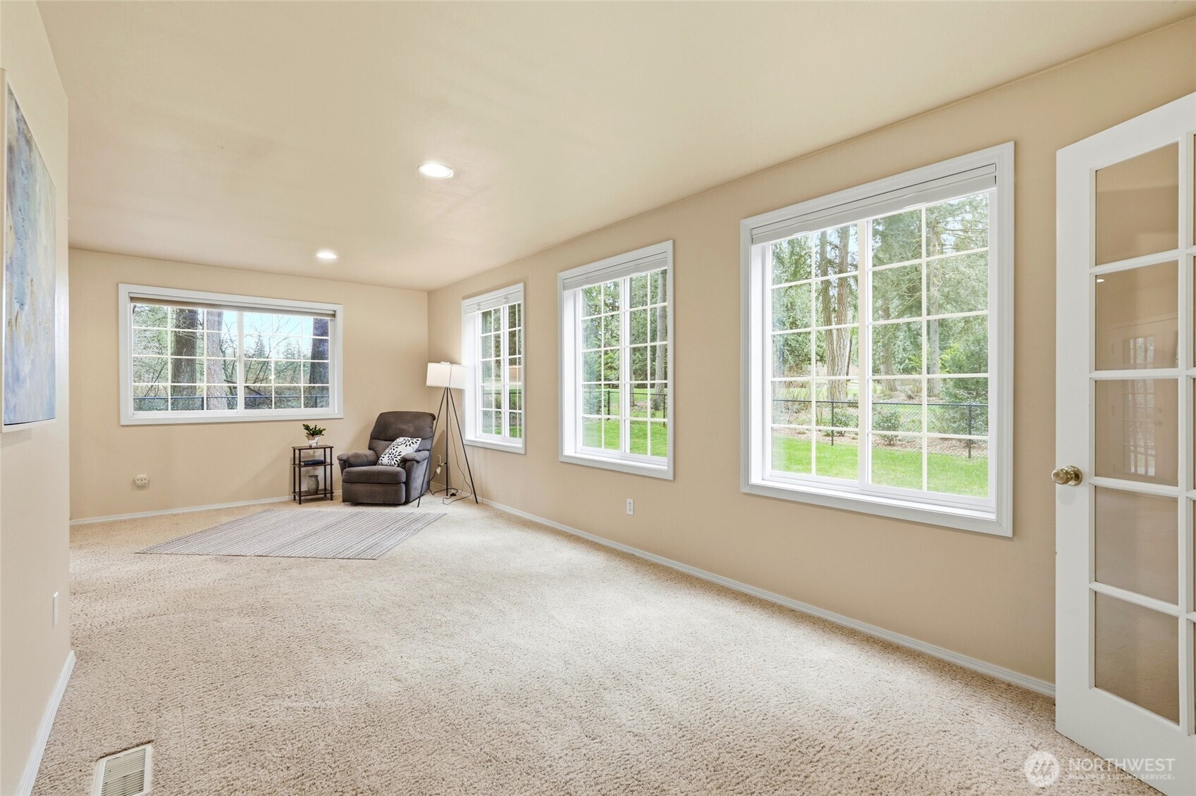 1026 McRae Road Northwest Arlington, WA 98223 - Photo 11 of 40 a view of a livingroom with furniture and a large window