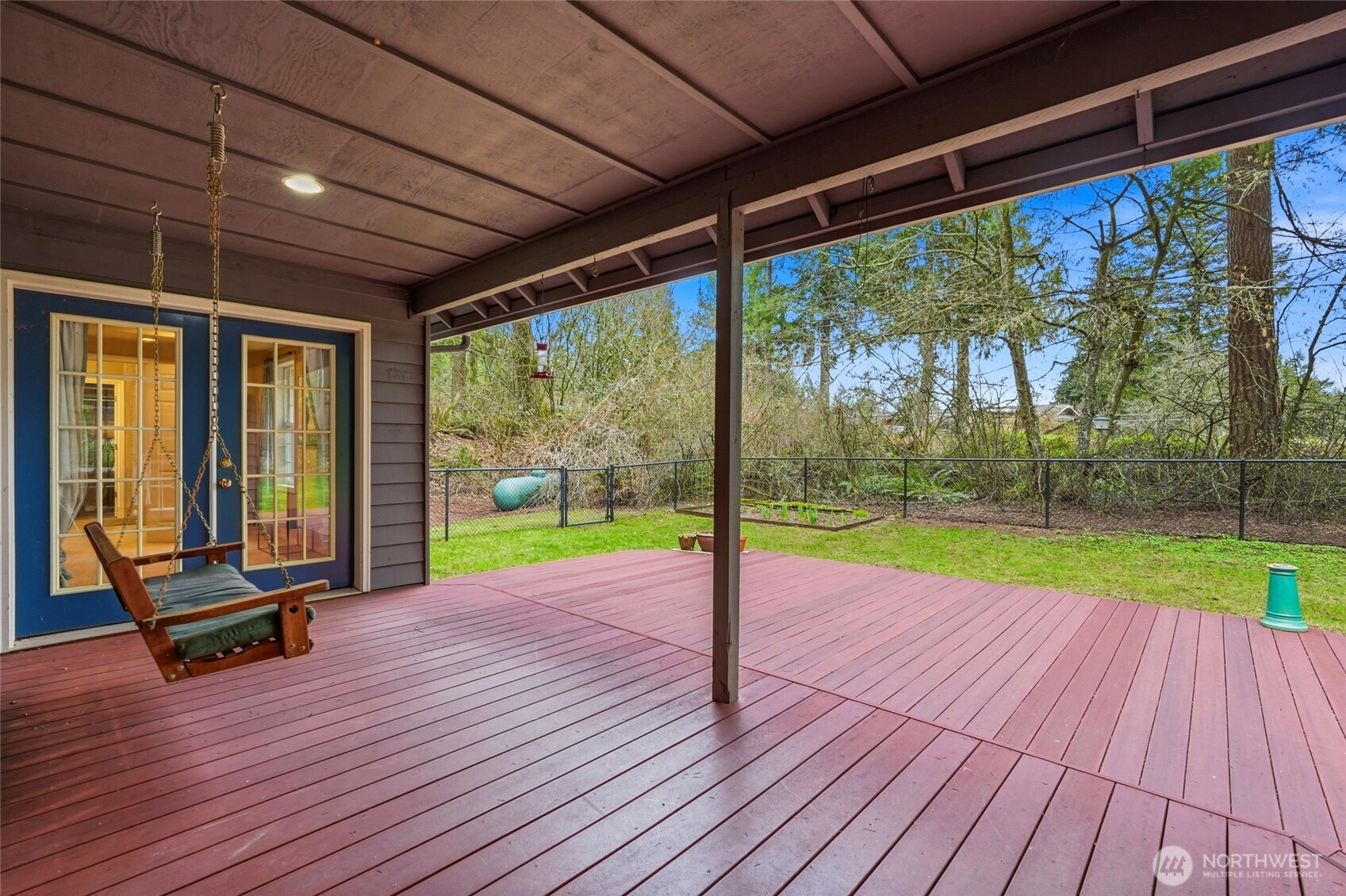 1026 McRae Road Northwest Arlington, WA 98223 - Photo 35 of 40 a view of swimming pool with a backyard