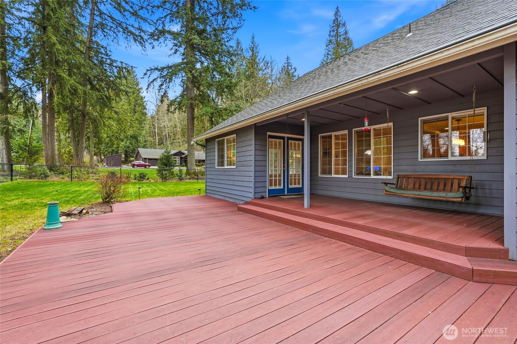 1026 McRae Road Northwest Arlington, WA 98223 - Photo 36 of 40 a porch with seating space