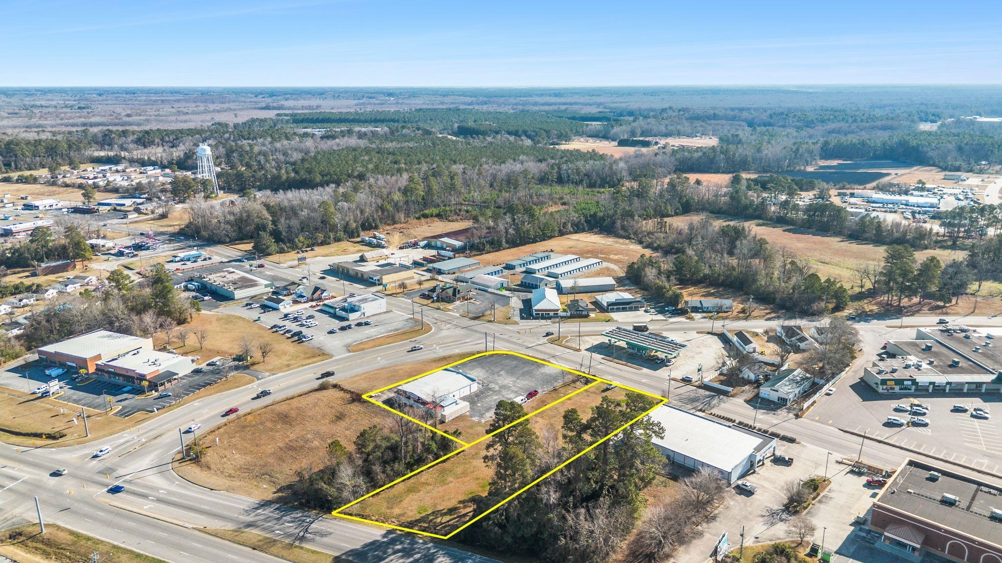 Tbd South Madison Street Westminster, SC 29693 - Photo 27 of 27 Aerial view of property's location featuring property boundaries highlighted and industrial structures