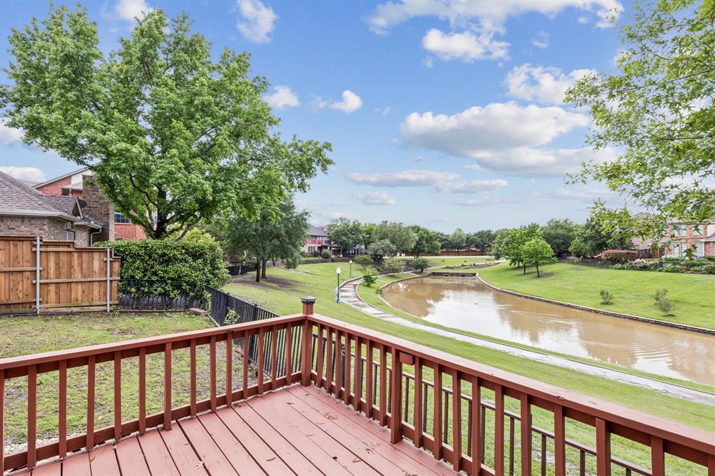 9434 Abbey Road Irving, TX 75063 - Photo 23 of 26 Wooden deck overlooking the Canal