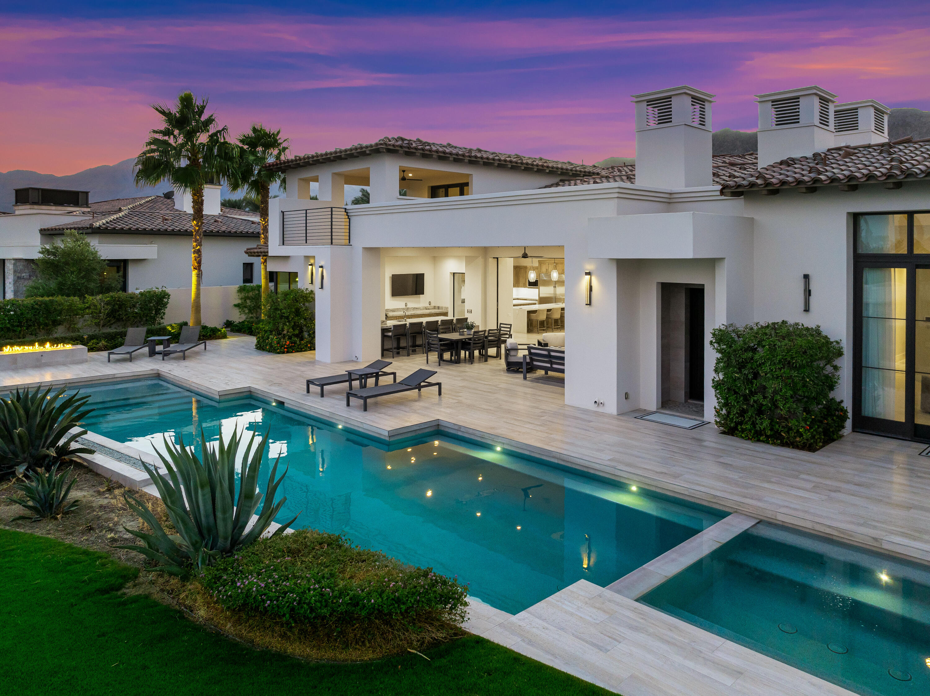 53488 Via Strada La Quinta, CA 92253 - Photo 41 of 56 a view of a house with pool and sitting area