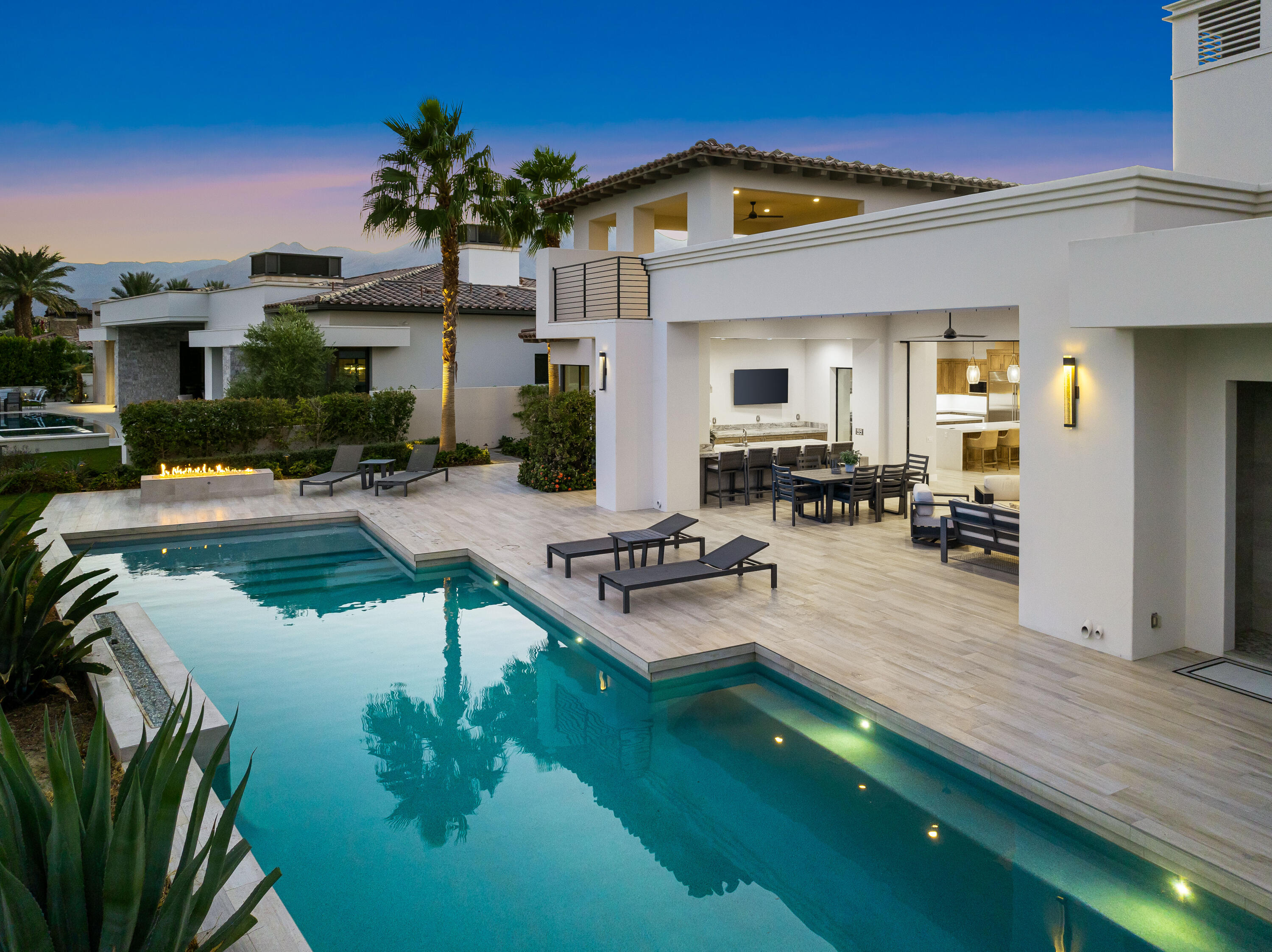 53488 Via Strada La Quinta, CA 92253 - Photo 42 of 56 a view of a house with swimming pool and sitting area