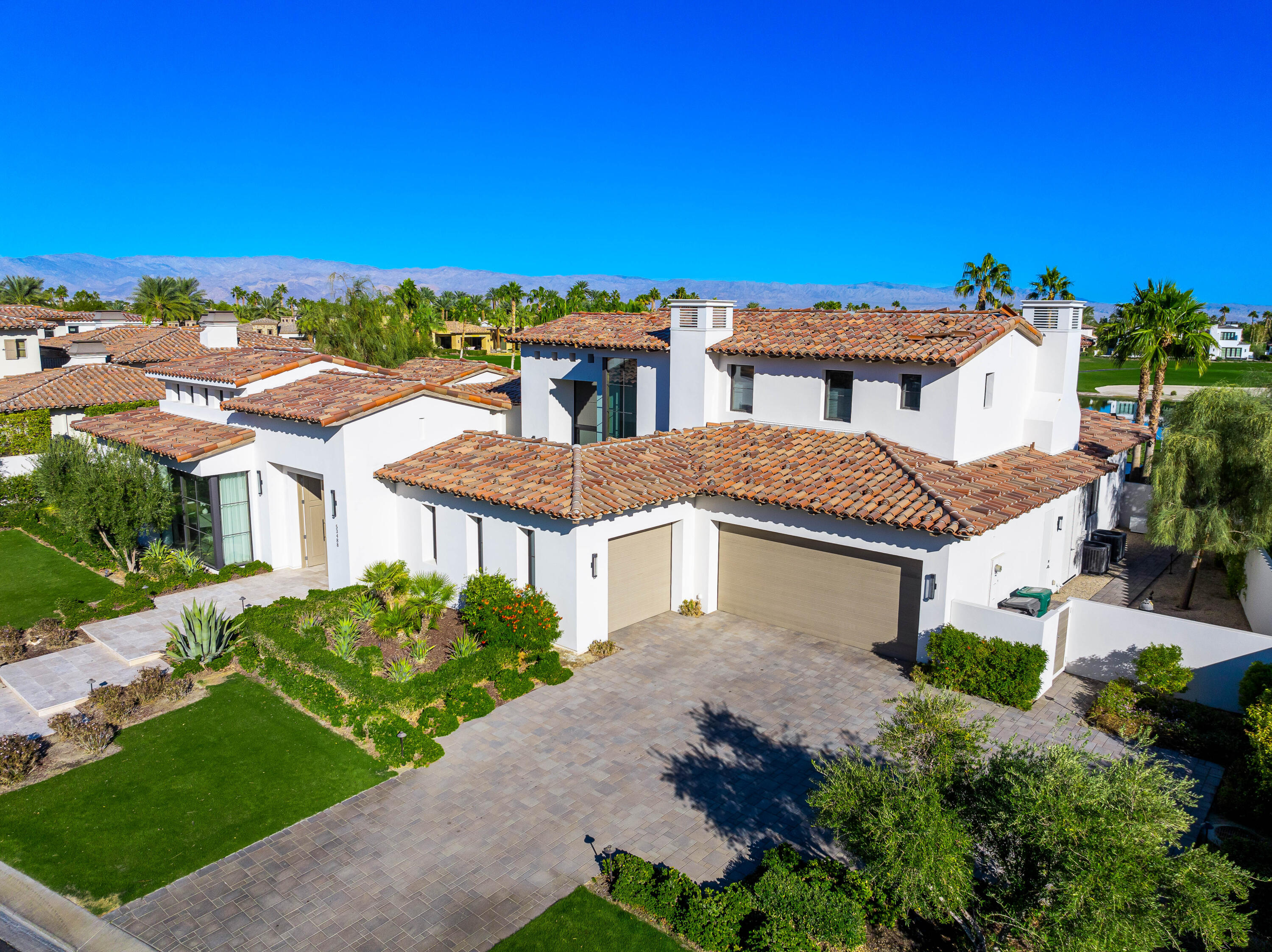 53488 Via Strada La Quinta, CA 92253 - Photo 55 of 56 a front view of a house with a yard