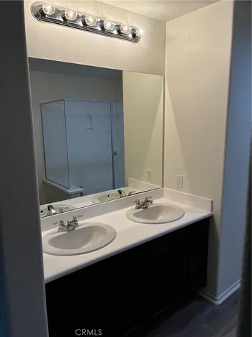 a close view of closet