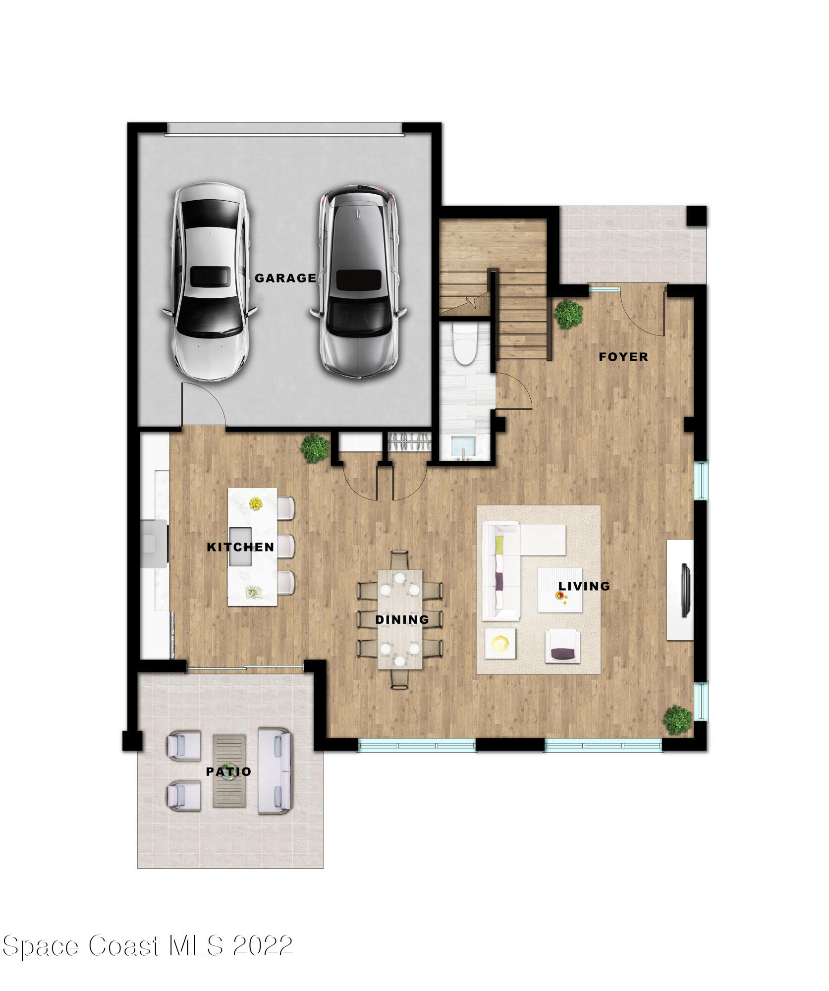 107 Watson Drive Indialantic, FL 32903 - Photo 4 of 5 a picture of a living room with a sink