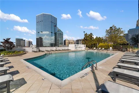 a view of a swimming pool