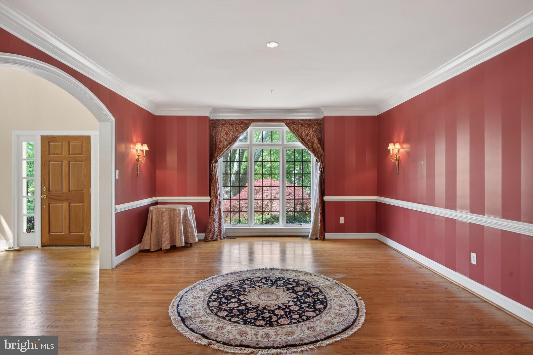 11 Harrison Drive Newtown Square, PA 19073 - Photo 11 of 80 Elegant space with rich red walls.