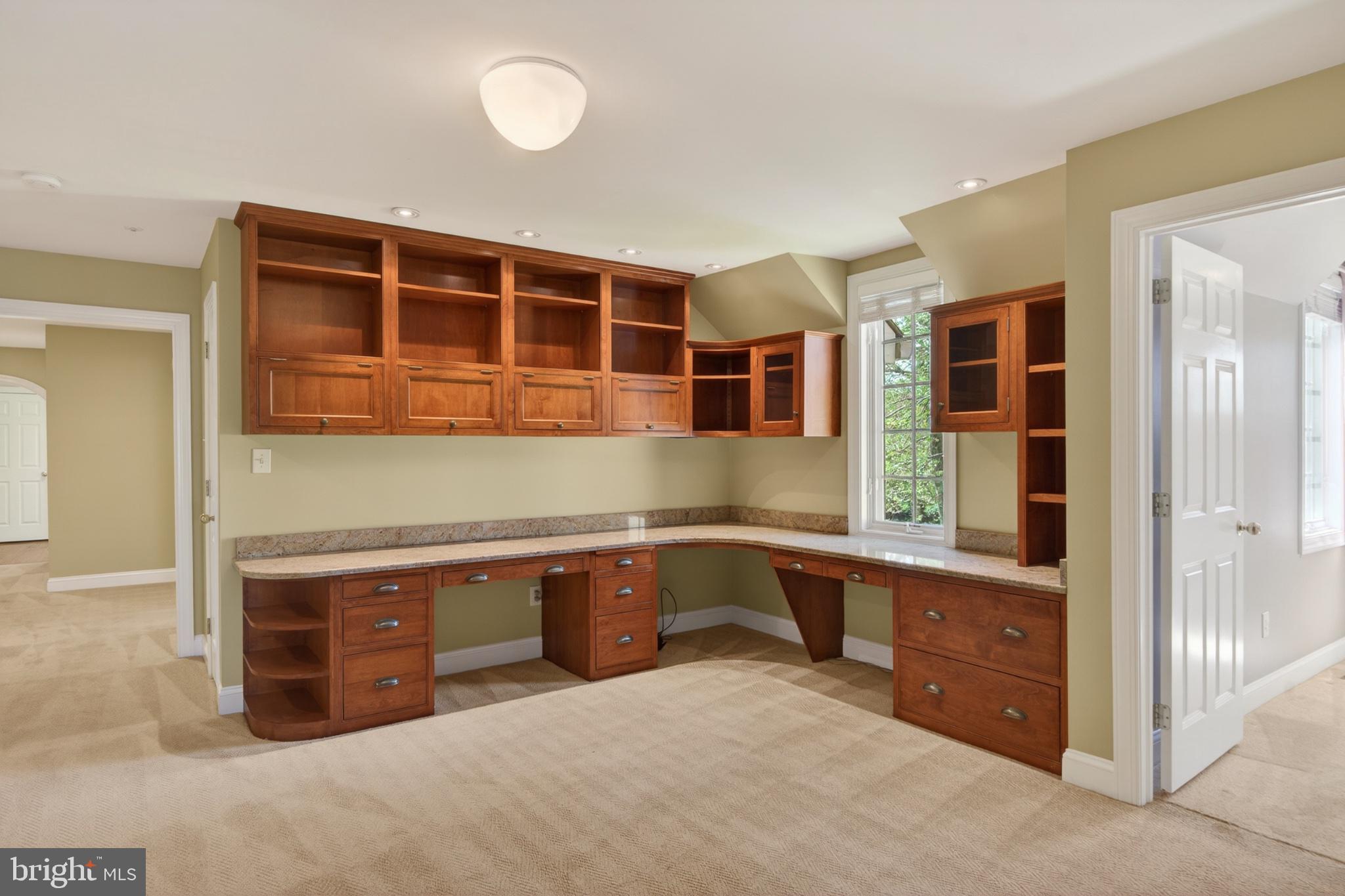 11 Harrison Drive Newtown Square, PA 19073 - Photo 48 of 80 Spacious home office with elegant cabinetry.