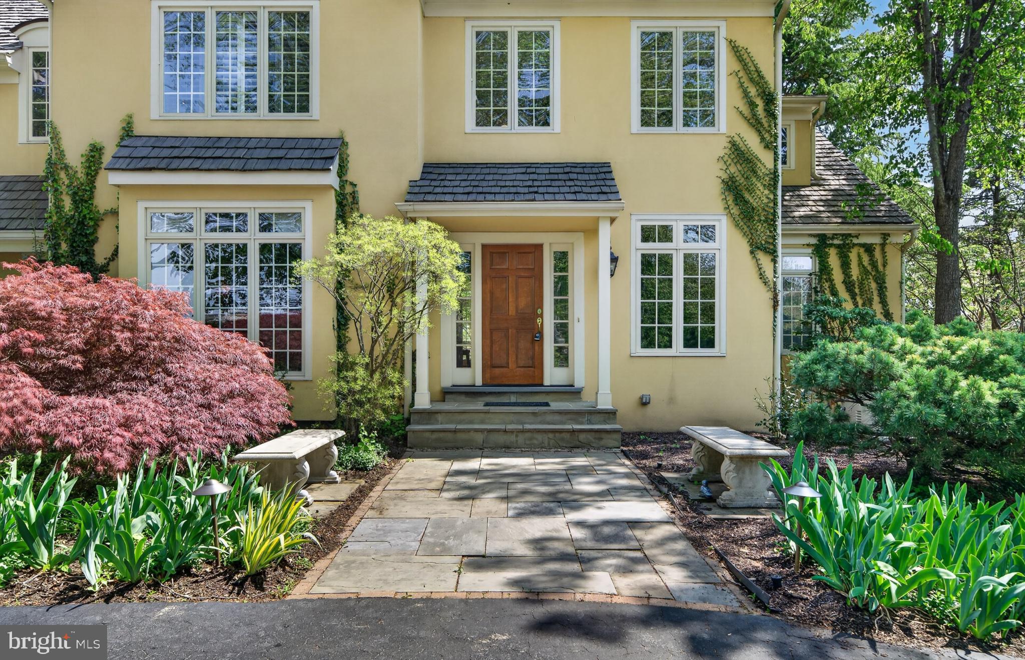 11 Harrison Drive Newtown Square, PA 19073 - Photo 6 of 80 Charming entrance with lush greenery.