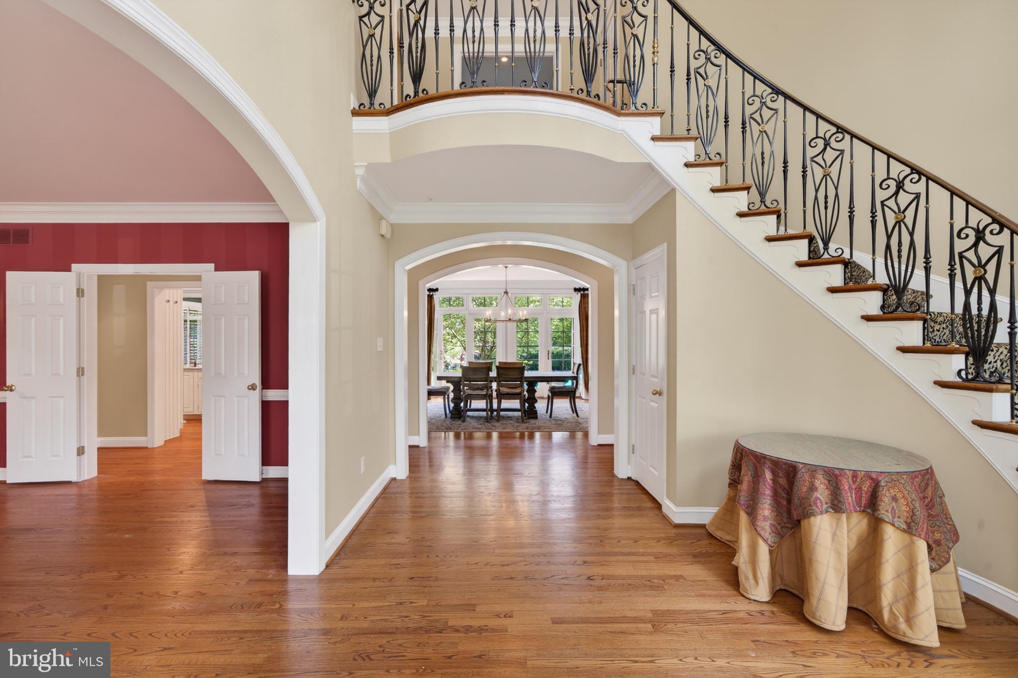 11 Harrison Drive Newtown Square, PA 19073 - Photo 7 of 80 Elegant foyer with sweeping staircase.