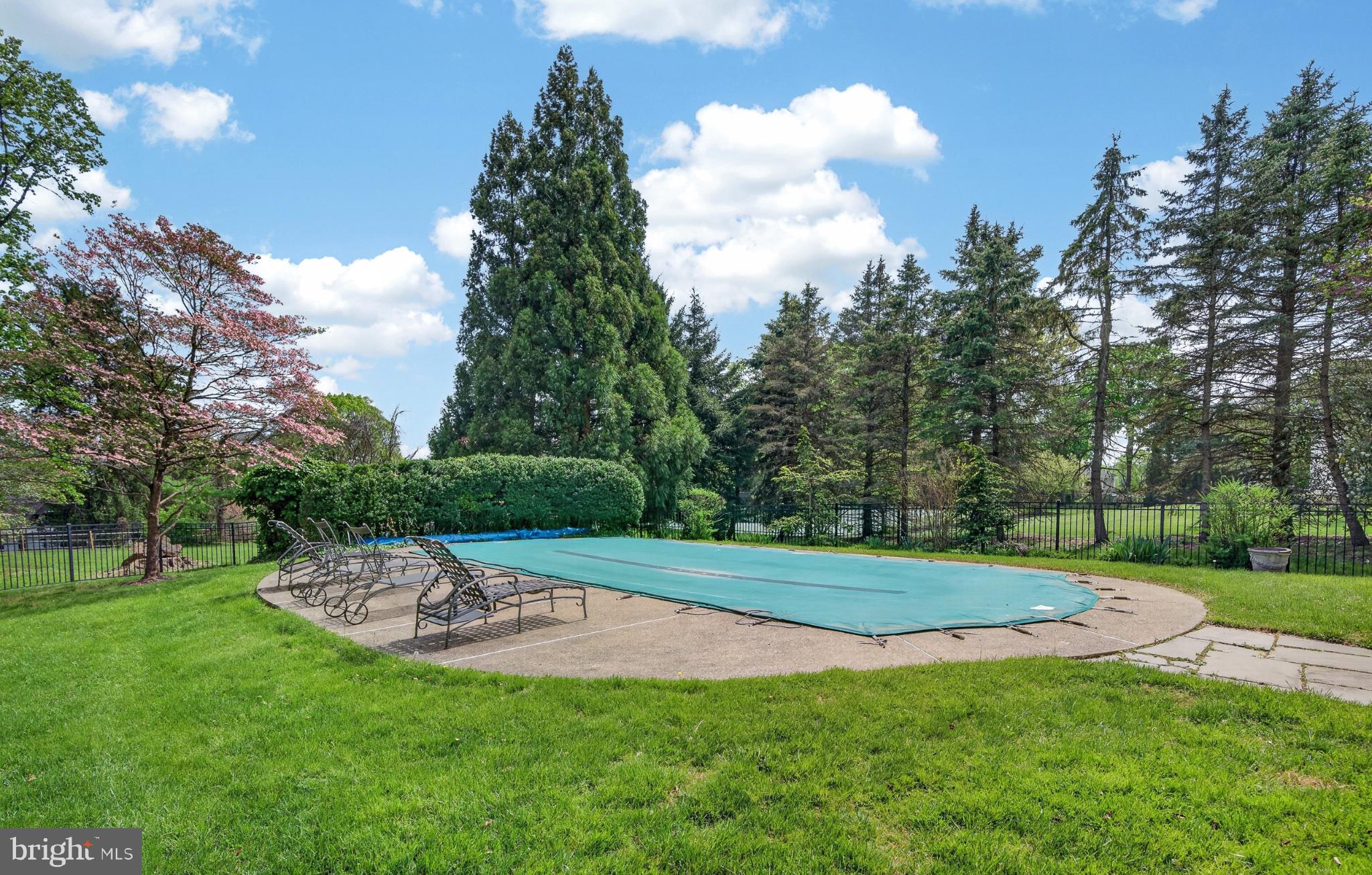11 Harrison Drive Newtown Square, PA 19073 - Photo 71 of 80 Tranquil backyard oasis with pool.